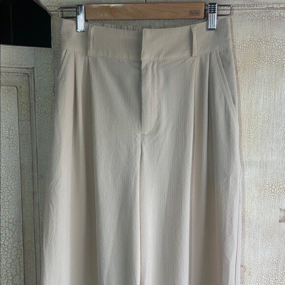 Alo Yoga Wide Leg Dreamscape Women's Trouser Beige Size XS - Picture 2 of 12